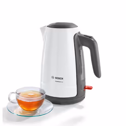 Bosch TWK6A011 bollitore elettrico 1,7 L 2400 W Grigio talpa, Bianco