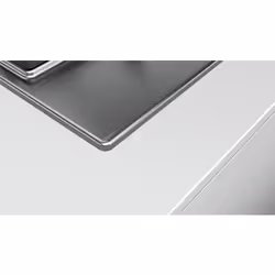Bosch Serie 6 PCH6A5C90D piano cottura Nero, Acciaio inox Da incasso Gas 4 Fornello(i)
