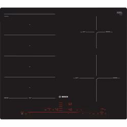 Bosch Serie 8 PXE601DC1E, Nero, Da incasso, Piano cottura a induzione, Vetro-ceramica, 4 Fornello(i), 4 Fornello(i)