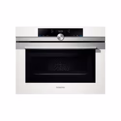 Siemens CM633GBW1, Forno elettrico, 45 L, 45 L, 1000 W, Acciaio inox, Bianco, Touch