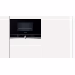 Siemens BE634RGS1 forno a microonde Nero, Acciaio inox Da incasso 21 L 900 W