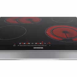 Siemens ET675FNP1E piano cottura Nero, Acciaio inox Da incasso Ceramica 4 Fornello(i) - Vista aggiuntiva 4