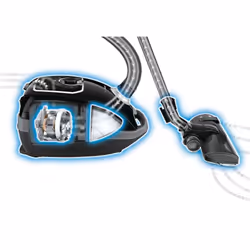 Siemens VSZ7442S aspirapolvere a traino A cilindro Secco 650 W Sacchetto per la polvere - Vista aggiuntiva 4