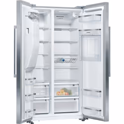 Siemens iQ500 KA93GAIEP frigorifero side-by-side Libera installazione 560 L E Acciaio inox