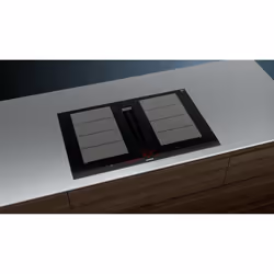 Siemens iQ700 EX875LX67E piano cottura Nero, Acciaio inox Da incasso 80 cm Piano cottura a induzione 4 Fornello(i) - Vista aggiuntiva 4