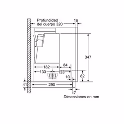 Siemens iQ300 LI67SA531 cappa aspirante Semintegrato (semincassato) Argento 399 m³/h - Vista aggiuntiva 8