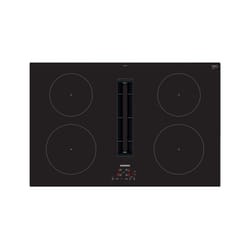 Siemens iQ300 EH811BE15E piano cottura Nero Da incasso 80 cm Piano cottura a induzione 4 Fornello(i) Cappa da incasso