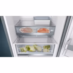 Siemens iQ500 KG39E8XBA frigorifero con congelatore Libera installazione 343 L B Nero, Acciaio inox - Vista aggiuntiva 4