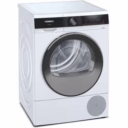 Siemens iQ500 WQ33G2D40, Libera installazione, Caricamento frontale, Pompa di calore, Bianco, Manopola, Touch, Porta in vetro