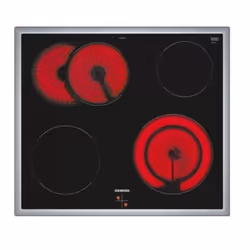 Siemens EQ110KA1Z, Ceramica, 4 Fornello(i), Vetro-ceramica, Nero, Touch, 58,3 cm