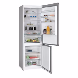 Siemens iQ300 KG49NXIBF frigorifero con congelatore Libera installazione 440 L B Acciaio inox