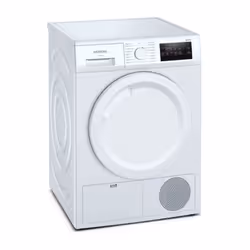 Siemens iQ300 WT43HV03, Libera installazione, Caricamento frontale, Pompa di calore, Bianco, Touch, Destra