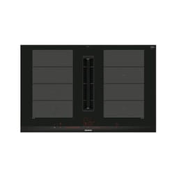 Siemens iQ700 EX875LX57E piano cottura Nero Da incasso 80 cm Piano cottura a induzione 4 Fornello(i) Cappa da incasso