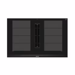 Siemens iQ700 EX875LX57E piano cottura Nero Da incasso 80 cm Piano cottura a induzione 4 Fornello(i) Cappa da incasso