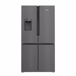 Siemens KF96DPXEA, Libera installazione, Porta francese, Grigio, Vetro, 547 L, SN-T