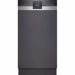 Siemens iQ500 SR55ZS10ME, A scomparsa parziale, Compatta (45 cm), Nero, Acciaio inox, Acciaio inox, Pulsanti, TFT