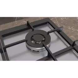 Siemens EC6A5HI90 piano cottura Nero, Acciaio inox Da incasso 60 cm Gas 4 Fornello(i) - Vista aggiuntiva 5