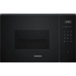 Siemens iQ500 BE555LMB1F forno a microonde Nero Microonde con grill Da incasso 25 L 900 W