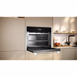Neff C24GR3XN1 forno a microonde Nero, Acciaio inox Microonde con grill Da incasso 36 L 1000 W