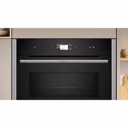 Neff N 90 C24MS31N0 forno 45 L 3600 W Nero, Acciaio inox