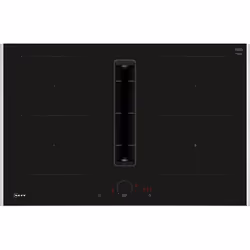 Neff V58THQ4L0, Nero, Da incasso, 80 cm, Piano cottura a induzione, Vetro-ceramica, 4 Fornello(i)