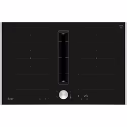 Neff V68TTX4L0, Nero, Da incasso, 80 cm, Piano cottura a induzione, Vetro-ceramica, 4 Fornello(i)