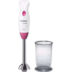 Bosch MSM2410PW, Frullatore ad immersione, 400 W, Viola, Bianco
