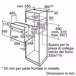 Bosch Serie 2 HBF153BB0 Forno da incasso 60 x 60 cm Nero Classe A - Vista aggiuntiva 7