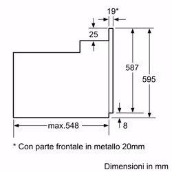 Bosch Serie 2 HBF153BB0 Forno da incasso 60 x 60 cm Nero Classe A - Vista aggiuntiva 8