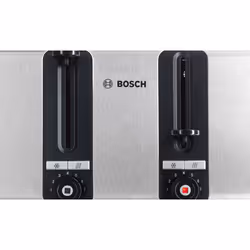 Bosch TAT7S45 tostapane 4 fetta/e 1800 W Nero, Acciaio inox - Vista aggiuntiva 4