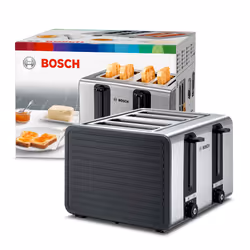 Bosch TAT7S45 tostapane 4 fetta/e 1800 W Nero, Acciaio inox - Vista aggiuntiva 6