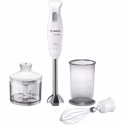 Bosch MSM26500, Frullatore ad immersione, 0,6 L, 1,2 m, 600 W, Bianco