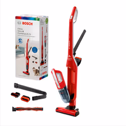 Bosch Serie 4 BBH3ZOO25 scopa elettrica Aspirapolvere a bastone 2 in 1 Batteria Secco Senza sacchetto 0,4 L Rosso - Vista aggiuntiva 4