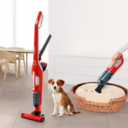Bosch Serie 4 BBH3ZOO25 scopa elettrica Aspirapolvere a bastone 2 in 1 Batteria Secco Senza sacchetto 0,4 L Rosso - Vista aggiuntiva 6
