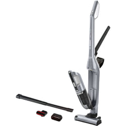 Bosch BCH3P210 scopa elettrica Aspirapolvere a bastone 2 in 1 CA/Batteria Secco Senza sacchetto 0,4 L Nero, Grigio