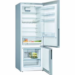 Bosch Serie 4 KGV58VLEAS frigorifero con congelatore Libera installazione 503 L E Acciaio inox