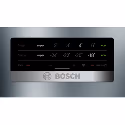 Bosch Serie 4 KGN49XLEA Frigorifero combinato da libera installazione 203 x 70 cm Metal look Classe E - Vista aggiuntiva 4