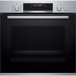 Bosch Serie 6 HRG5785S6 Forno con vapore da incasso 60 x 60 cm Acciaio Classe A, Media, Forno elettrico, 71 L, 71 L, 30 - 275 ...