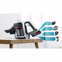Bosch Serie 6 BCS611AM Scopa elettrica ricaricabile Unlimited 6 Bianco - Vista aggiuntiva 6