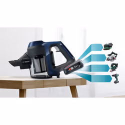 Bosch Serie 6 BCS611P4A Scopa elettrica ricaricabile Unlimited Blu - Vista aggiuntiva 4