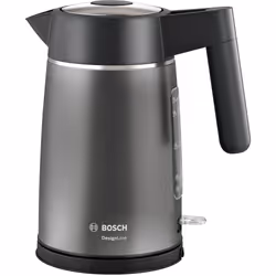 Bosch TWK5P475, 1,7 L, 2400 W, Grigio, Acciaio inox, Indicatore del livello dell'acqua, Senza filo