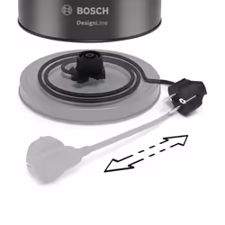 Bosch TWK5P475 bollitore elettrico 1,7 L 2400 W Grigio - Vista aggiuntiva 7