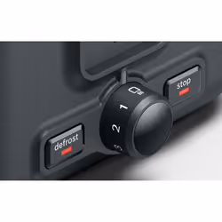 Bosch TAT3P424 tostapane 2 fetta/e 970 W Nero, Rosso - Vista aggiuntiva 6