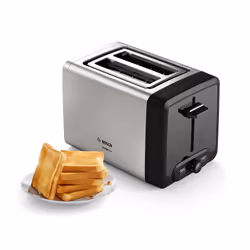 Bosch TAT4P420 tostapane 2 fetta/e 970 W Nero, Acciaio inox