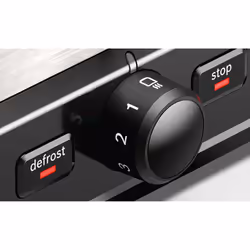 Bosch TAT5P420 tostapane 2 fetta/e 970 W Nero, Acciaio inox - Vista aggiuntiva 5