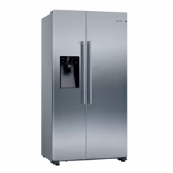 Bosch KAD93AIEP, Libera installazione, Porta americana, Acciaio inox, 562 L, D, 42 dB