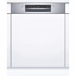 Bosch Serie 6 SMI6ZCS07E, A scomparsa parziale, Dimensione massima (60 cm), Bianco, Acciaio inox, Pulsanti, Touch, 1,75 m