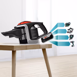 Bosch BSS81POW1 scopa elettrica Aspirapolvere a bastone Batteria Secco Nero 5 Ah - Vista aggiuntiva 7