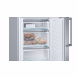 Bosch Serie 6 KGE398IBP frigorifero con congelatore Libera installazione 343 L B Acciaio inox - Vista aggiuntiva 4