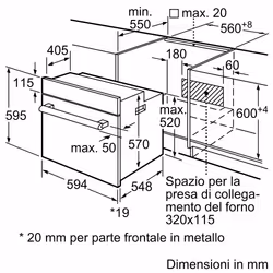 Bosch Serie 2 HBF011BA0 Forno da incasso 60 x 60 cm Nero Classe A - Vista aggiuntiva 6